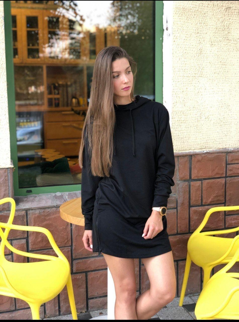 

Худи-платье DNK MAFIA Elven  Black EL03, Худи-платье DNK MAFIA Elven L Black EL03