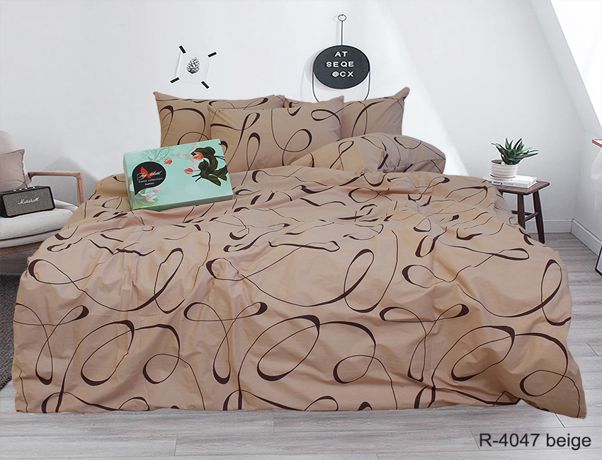 

Комплект постельного белья ТМ TAG 1,5-спальный R4047beige