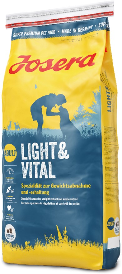 

Сухой корм для малоактивных собак Josera Light & Vital Adult с курицей 15 кг (4032254744047)