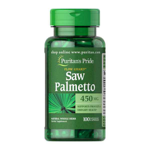 

Витамины Puritan's Pride Saw Palmetto 450 мг 100 капсул