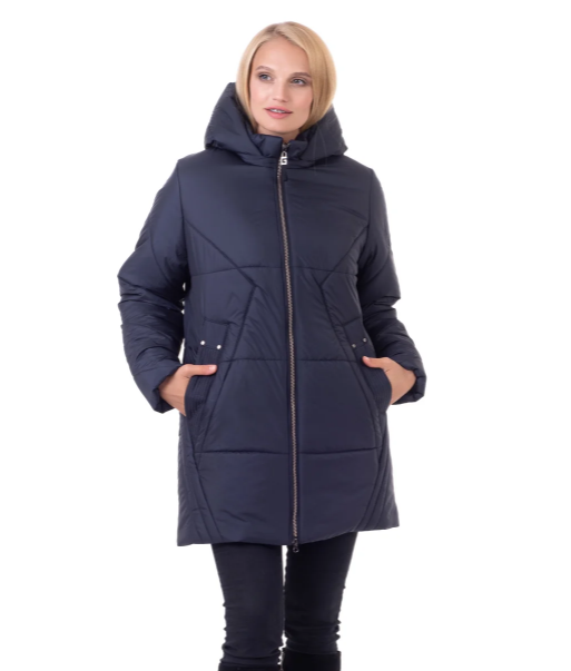 

Пуховик Maha 163-1  Синий, Пуховик Maha 163-1 62 Синий