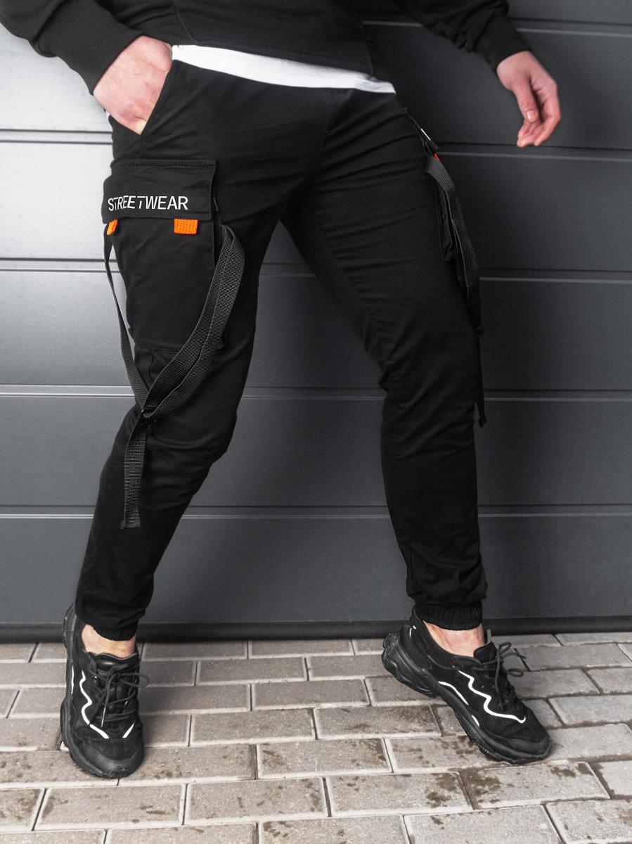 

Брюки карго джоггеры BEZET Снайпер Black 1403 XXL Черные