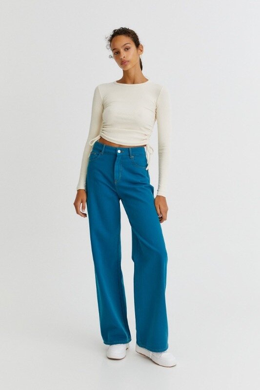 

Джинсы Pull & Bear 4676/338 -  синие, Джинсы Pull & Bear 4676/338 - 36 синие