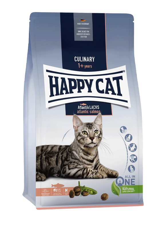 

Сухой корм Happy Cat Adult Atlantik-Lachs для взрослых кошек с лососем 1.3 кг