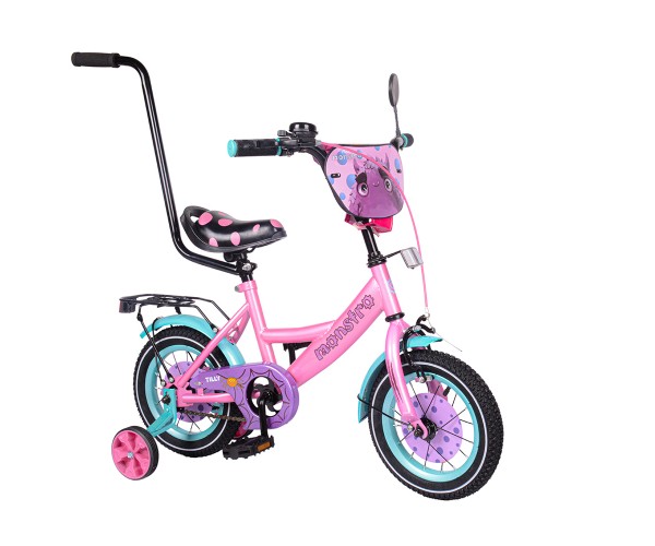 

Двухколесный велосипед Tilly Monstro T-21229/1 12", Розовый