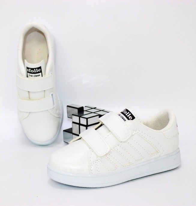 

Кроссовки детские на липучках Shoes 33 20.5см белый