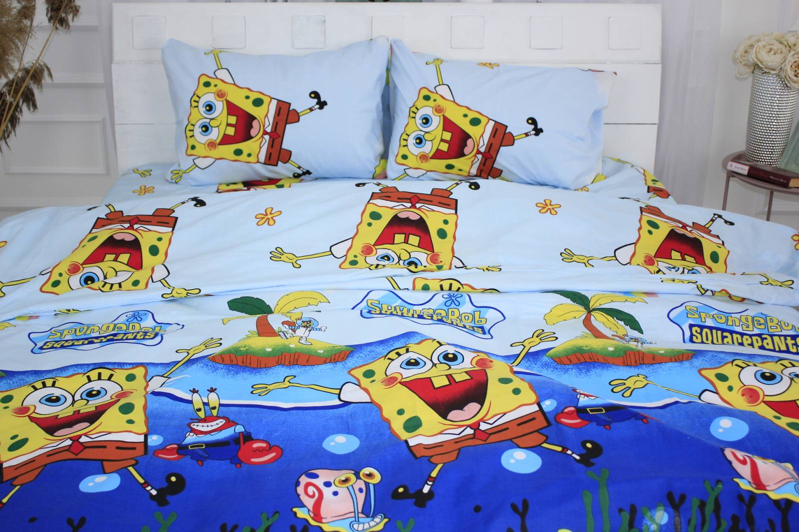 

Простынь MirSon Ranforce Elite 17-0319 Spanch + Patrik 150x220 см