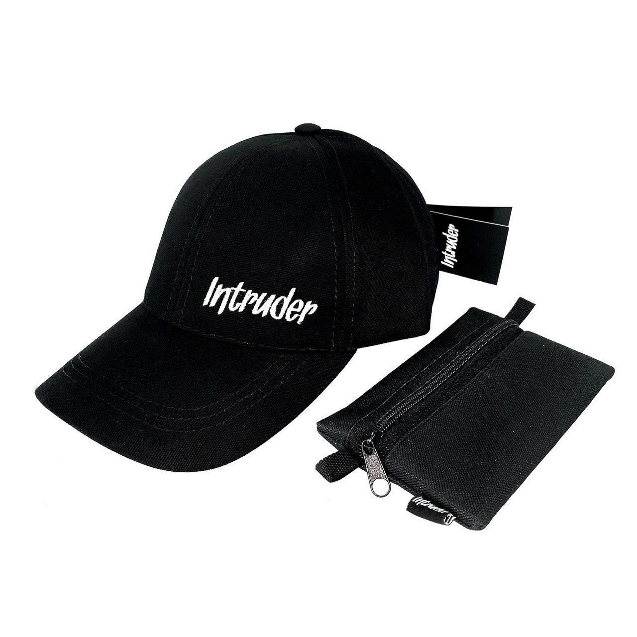 

Кепка Intruder унисекс брендовая черная