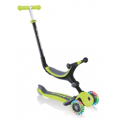 

Самокат Globber Go up foldable plus зеленый с подсветкой (643-106)
