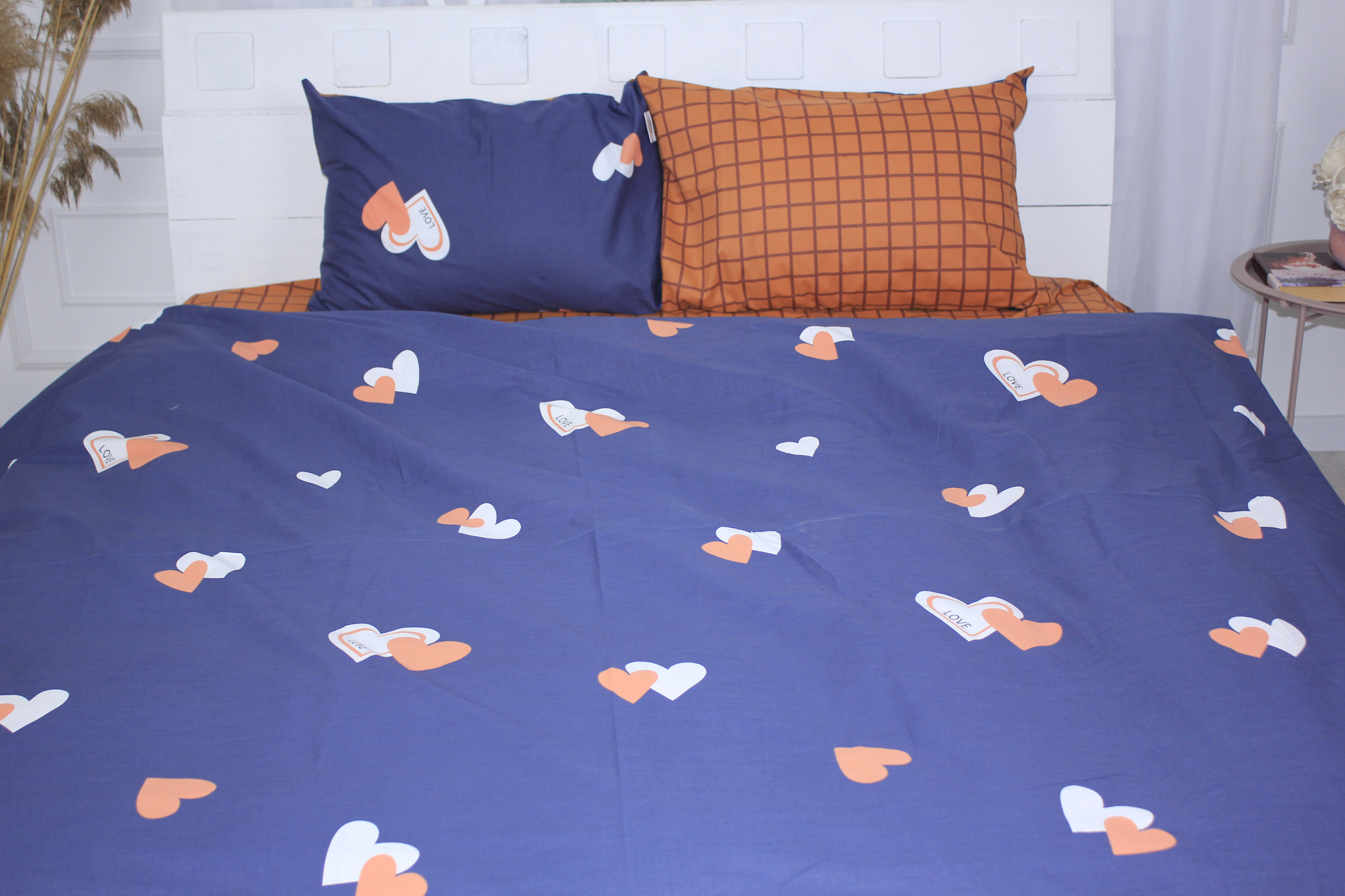 

Простынь MirSon Ranforce Elite 17-0442 Blue orange 150 x 220 см