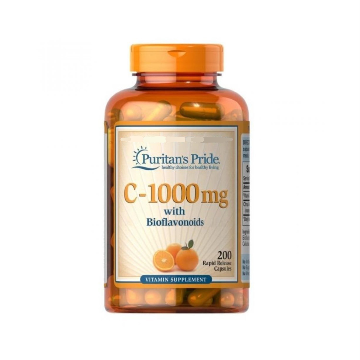 

Витамины Puritans Pride Vitamin C 1000 mg with Bioflavonoids 200caps