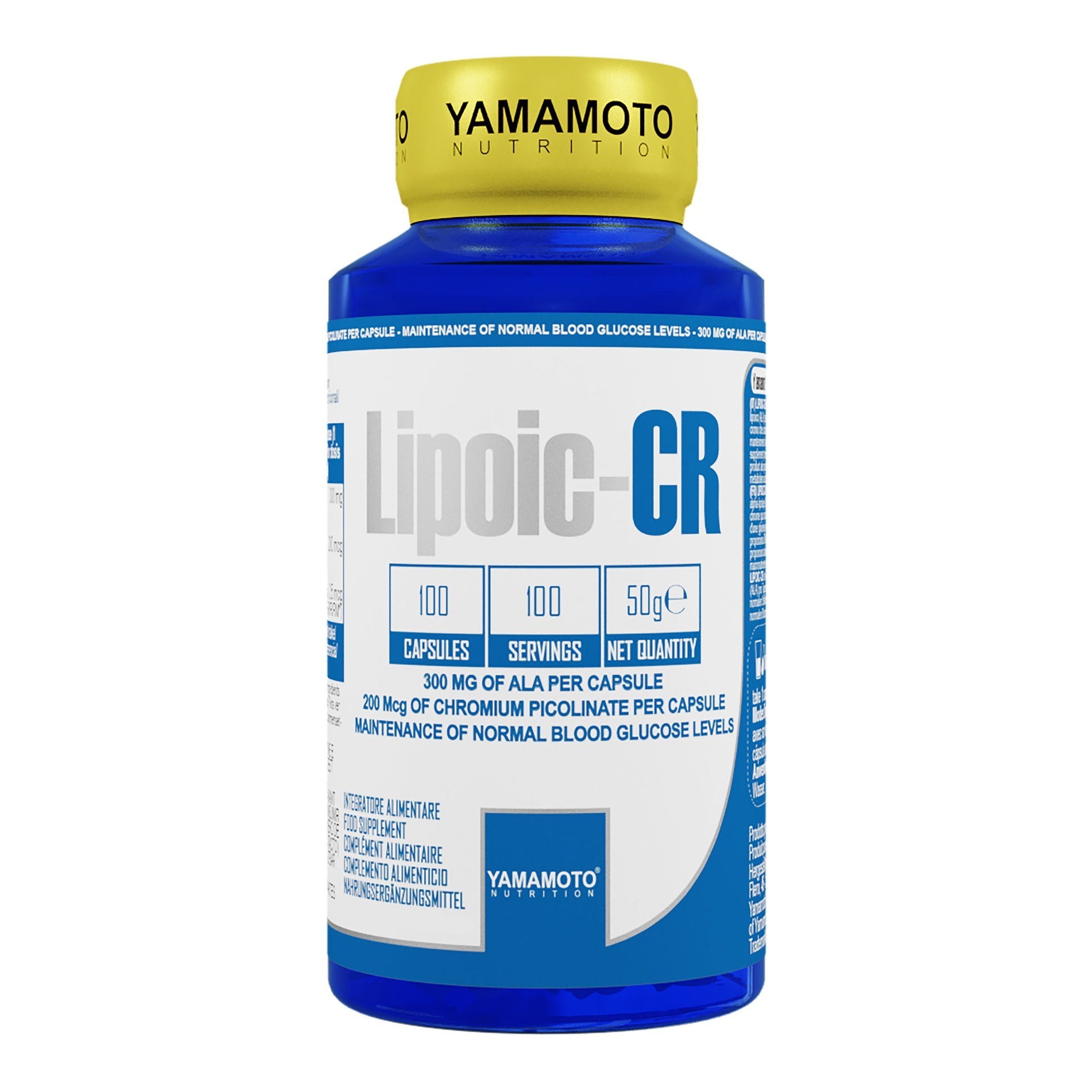 

Спец витамины Yamamoto Nutrition Lipoic-CR 100caps