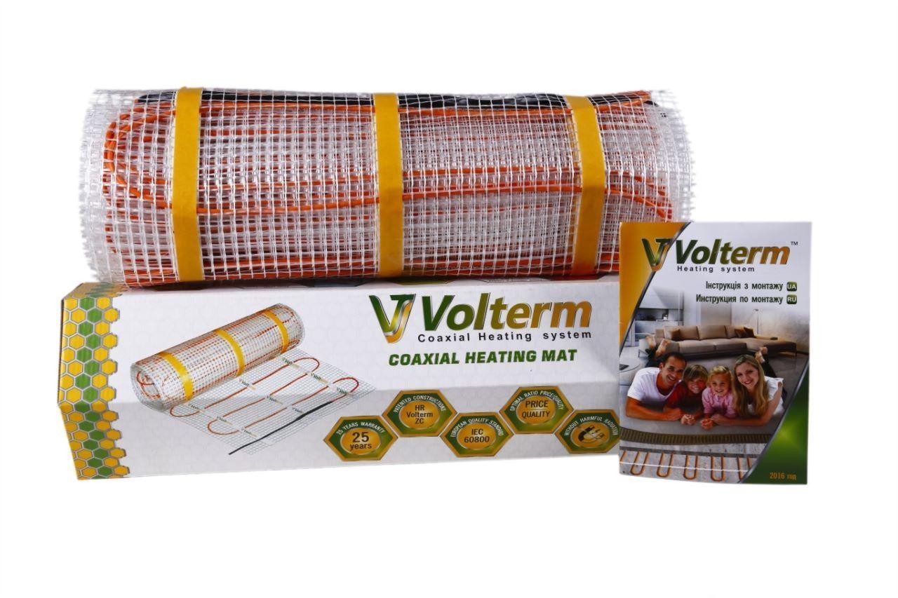 

Мат нагревательный Volterm в стяжку 1.7 m2 d4 mm 280W 18W/м Hot Mat
