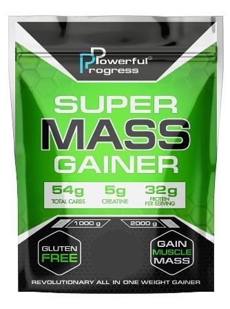 

Гейнер Powerful Progress Super Mass Gainer 2000g Strawberry