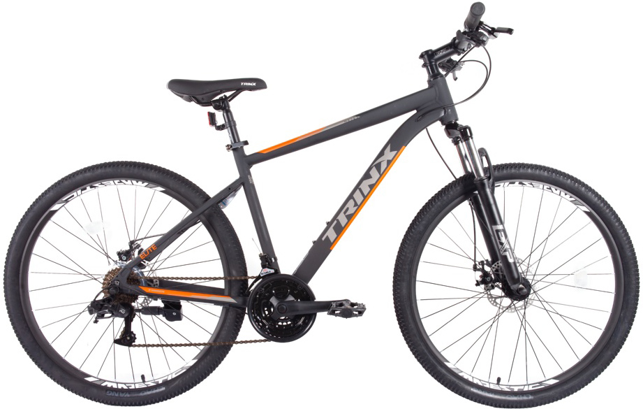 

Велосипед TRINX M100 Elite 27.5" 20" 2022 Matt-Black-Grey-Orange (M100Elite.20MBGO)