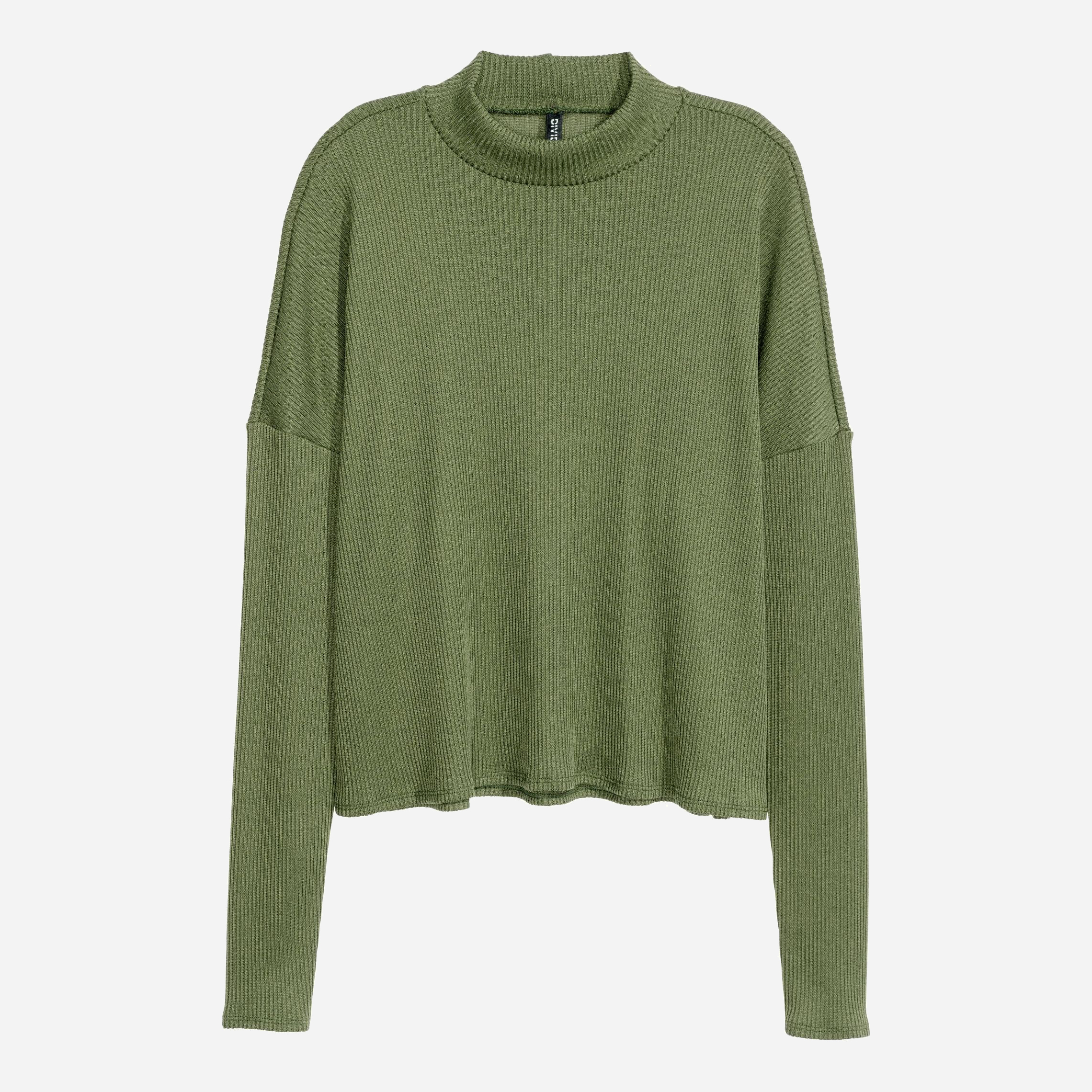 

Водолазка H& 421155412  Зеленая, Водолазка H&M 421155412 M Зеленая