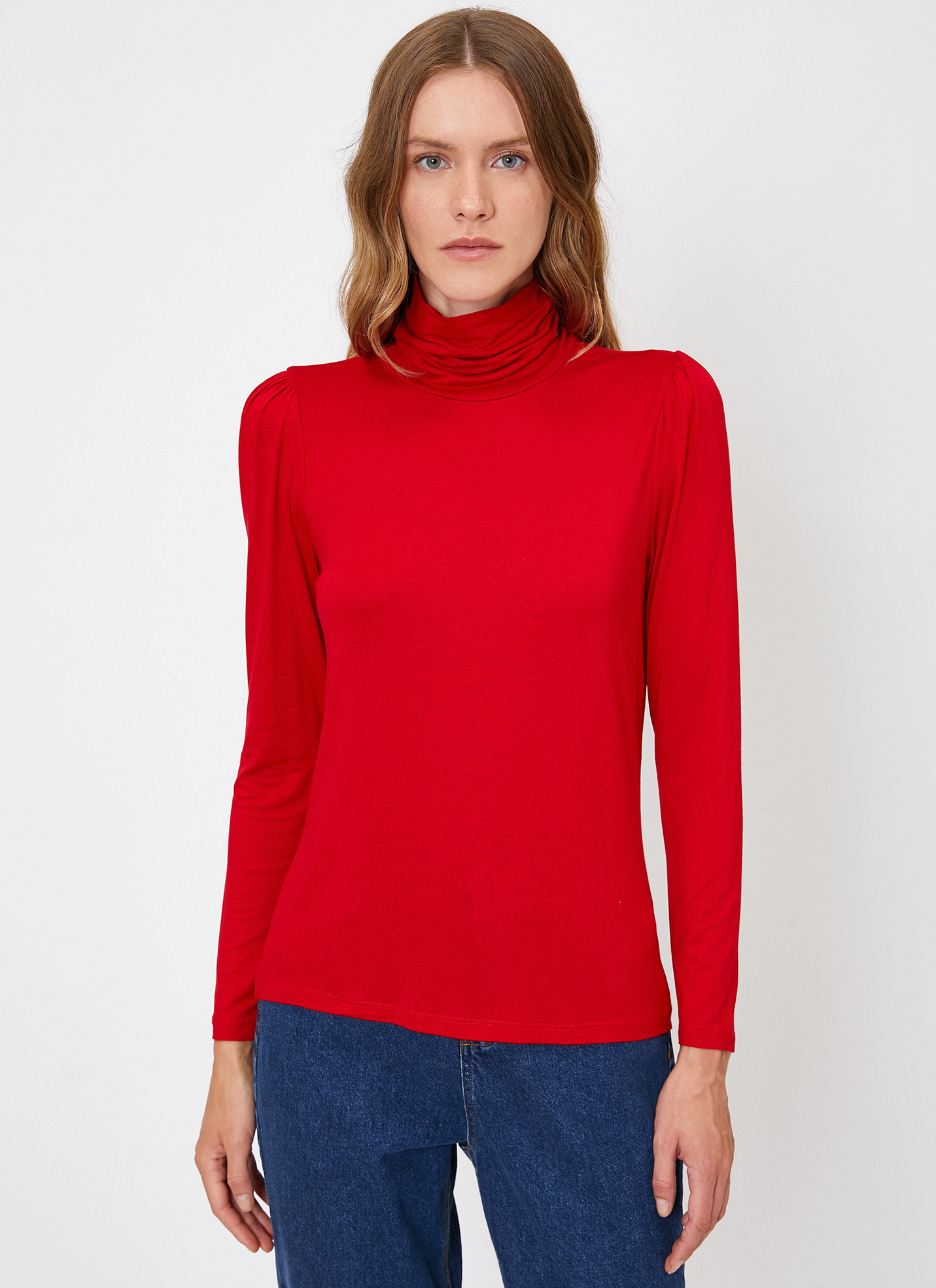 

Водолазка Koton 0KAK13112OK-401  Red, Водолазка Koton 0KAK13112OK-401 M Red