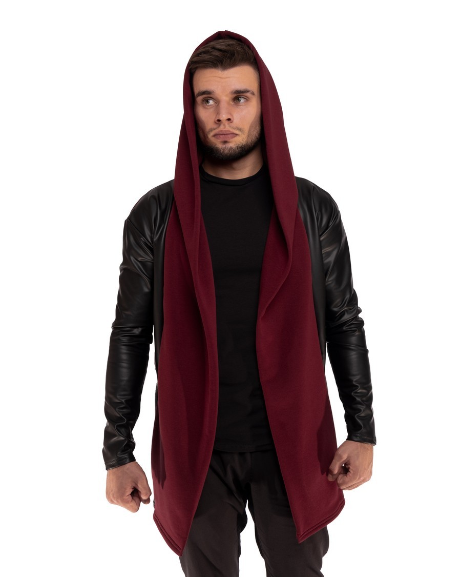 

Мантия с кожаной вставкой Dark Sun Dark day  Vinous Lea2274, Мантия с кожаной вставкой Dark Sun Dark day XL Vinous Lea2274