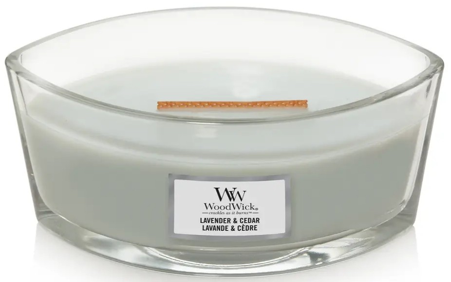 

Ароматична свіча WoodWick Ellipse Lavender & Cedar 453 г