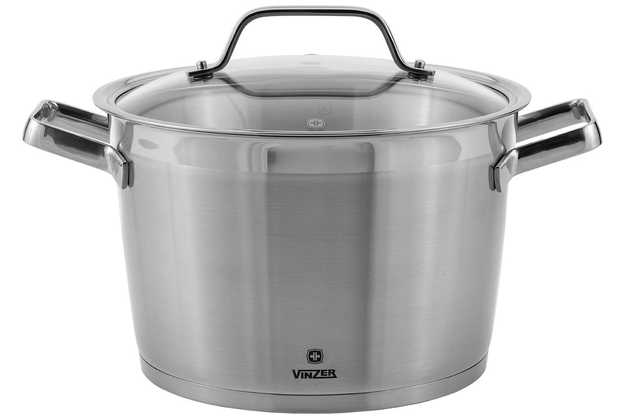 

Кастрюля с крышкой VINZER Practic Ø 24 см 5.9 л