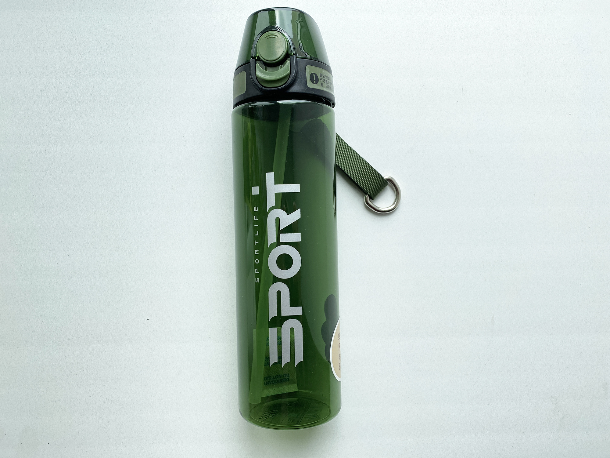 

Бутылка для воды спортивная с трубочкой Sport спортивная бутылка для воды фляга с трубочкой прозрачная зеленая