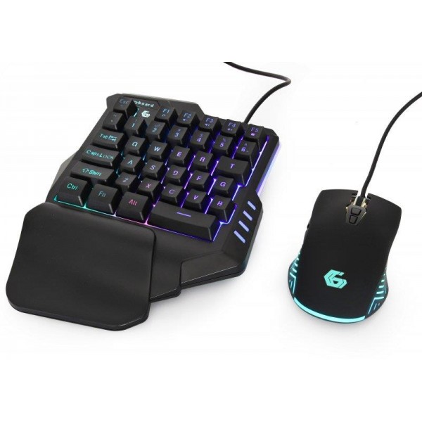 

Комплект (клавиатура, мышь) Gembird GGS-IVAR-TWIN Black USB
