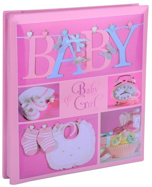 

Альбом для новорожденных EVG 20sheet Baby collage Pink w/box (UA)