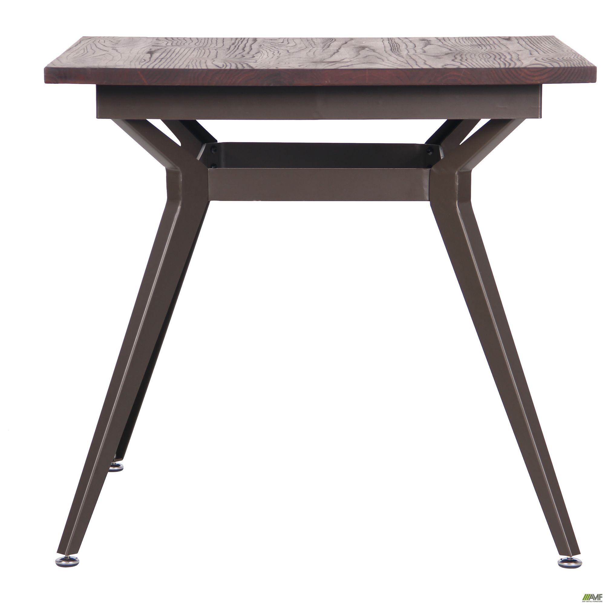 

Стол обеденный Morrison coffee 750*800*800 Сталь/Дерево, цвет кофе/орех AMF
