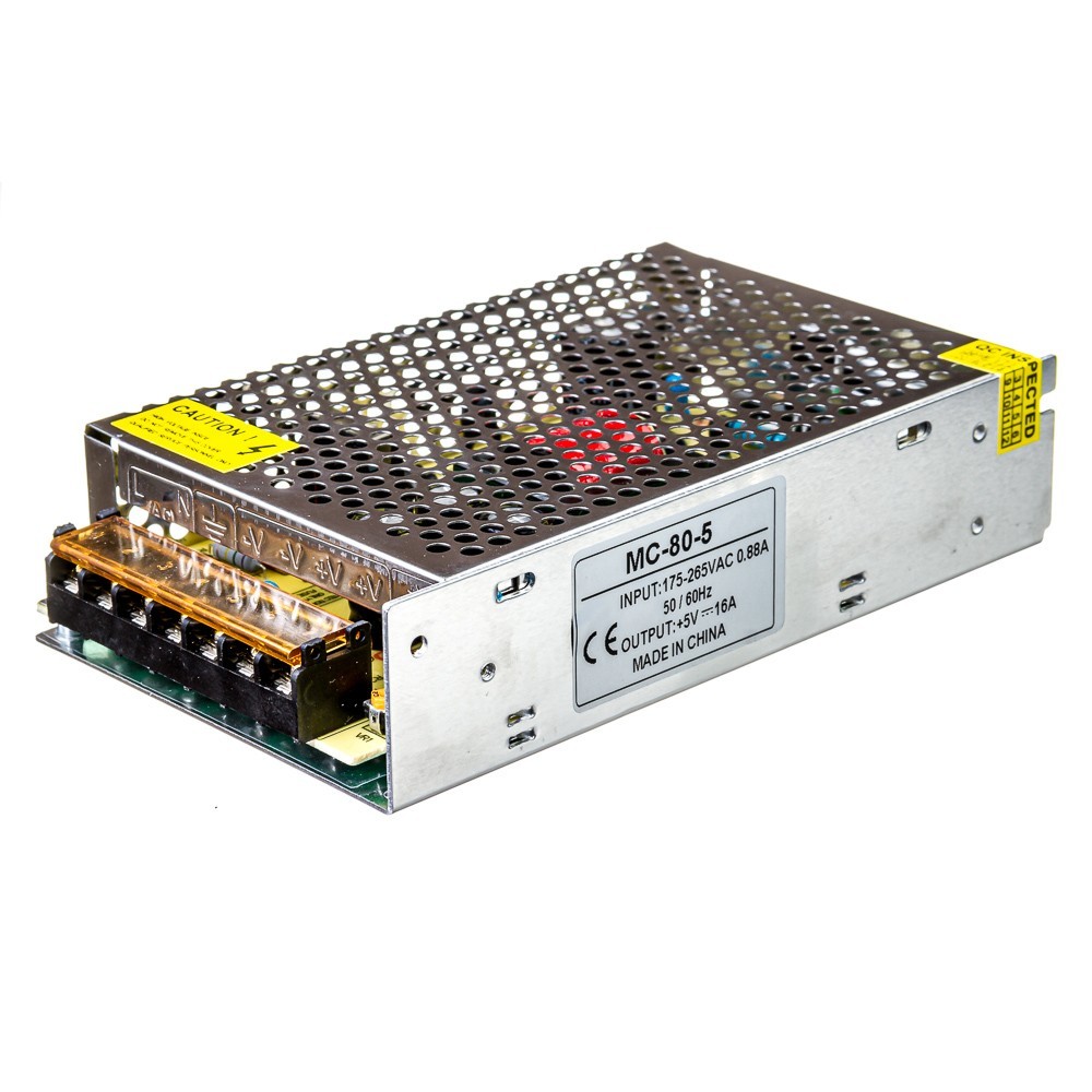 

Негерметичный блок питания для светодиодной ленты AVATON 15А - 80W MC 5V IP20 (1017935)