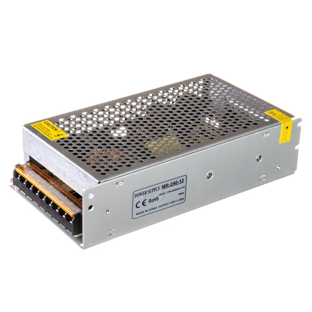 

Негерметичный блок питания AVATON MR 12V 20А-240W IP20 - постоянное напряжение с ЕМС фильтром и регулятором подстраивания выходного напряжения (1018237)