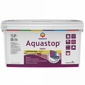 

Обмазочная гидроизоляция Eskaro Aquastop Hydro для влажных помещений 7кг
