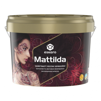 

Краска для стен Eskaro Mattilda бархатисто-матовая моющаяся TR 2,7л