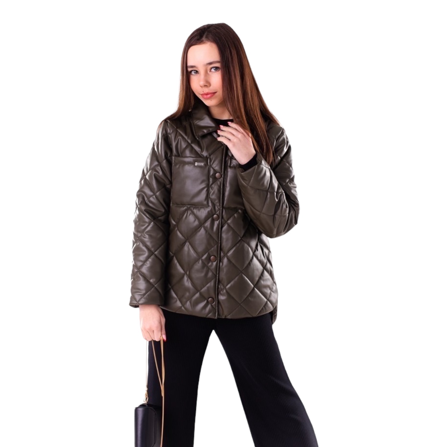 

Демисезонная куртка Suzie Пейтон 146см оливка КТ-48115