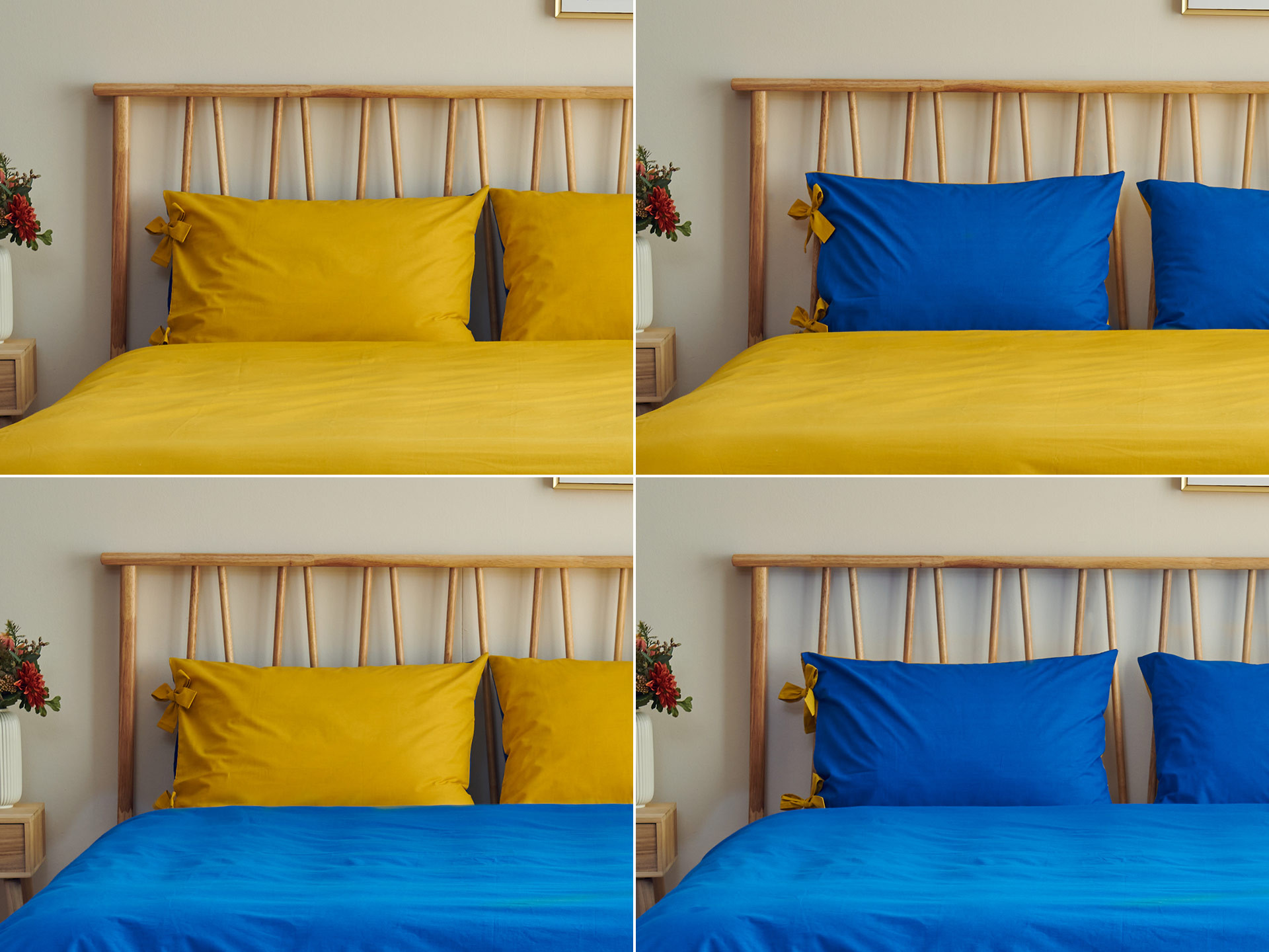 

Комплект постельного белья Essentials Dormeo Ирис 200x200 см