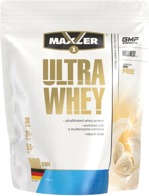 

Сывороточный протеин Maxler Ultra Whey 900 г со вкусом Ванильного мороженного (4260122320769)