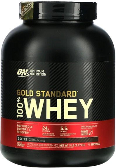 

Сывороточный протеин Optimum Nutrition Whey Gold 2347 г со вкусом Клубники и крема (748927062045)