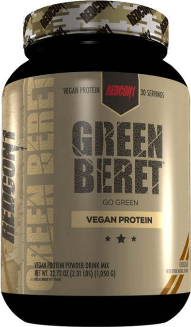 

Веганский растительный протеин Redcon1 Green Beret Vegan Protein 1100 г (30 порций) с Шоколадным вкусом (810044570717)