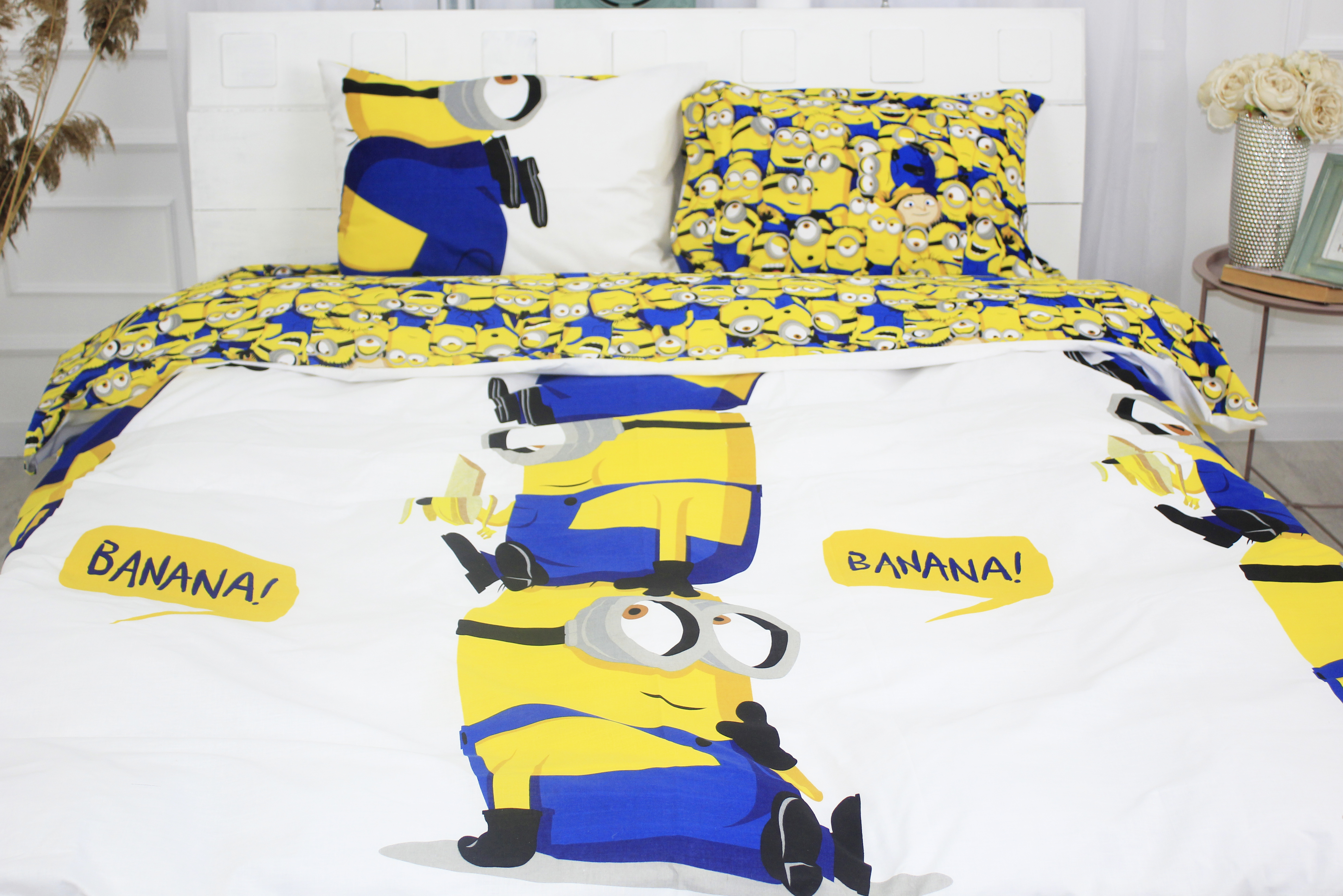 

Простынь MirSon Ranforce Elite 17-0506 Minions 220х240 см
