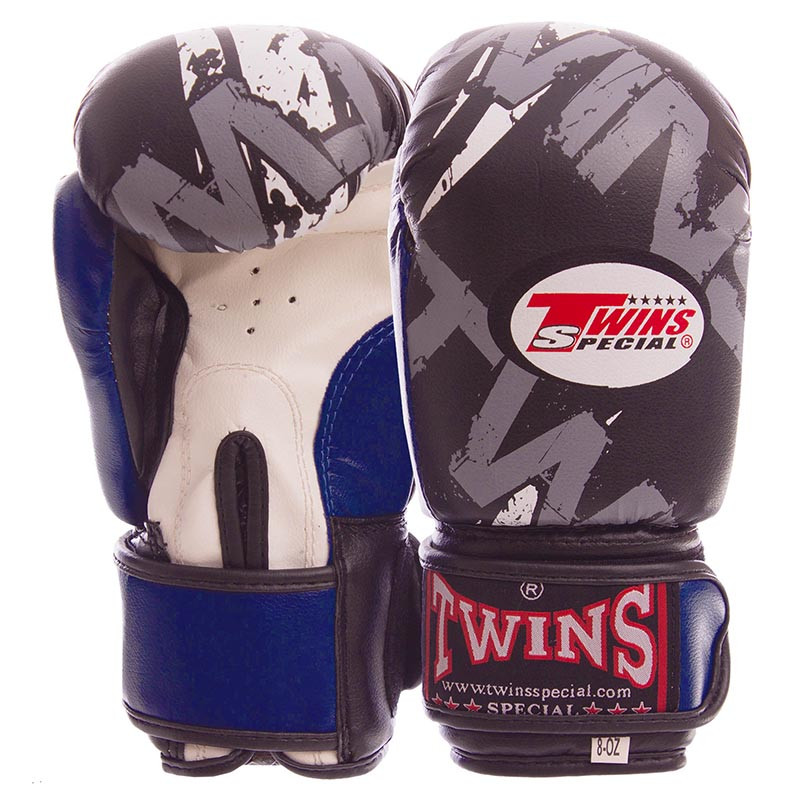 

Детские боксерские перчатки TWINS TW-2206 4 унции синий