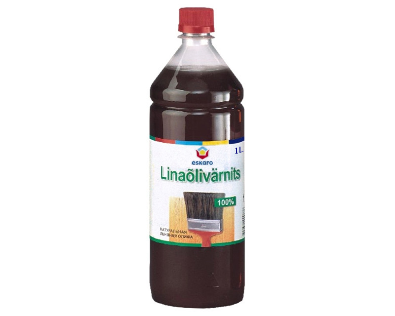 

Олифа льняная ESKARO LINAOLIVARNITS натуральная 1л