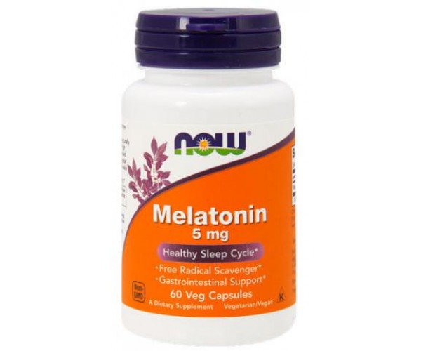 

Витамины NOW Foods Melatonin 5 mg 60 капсул (219802)