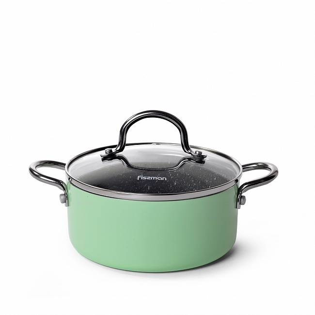 

Кастрюля Fissman Mini Chef зеленый чай 1,3 л 4237
