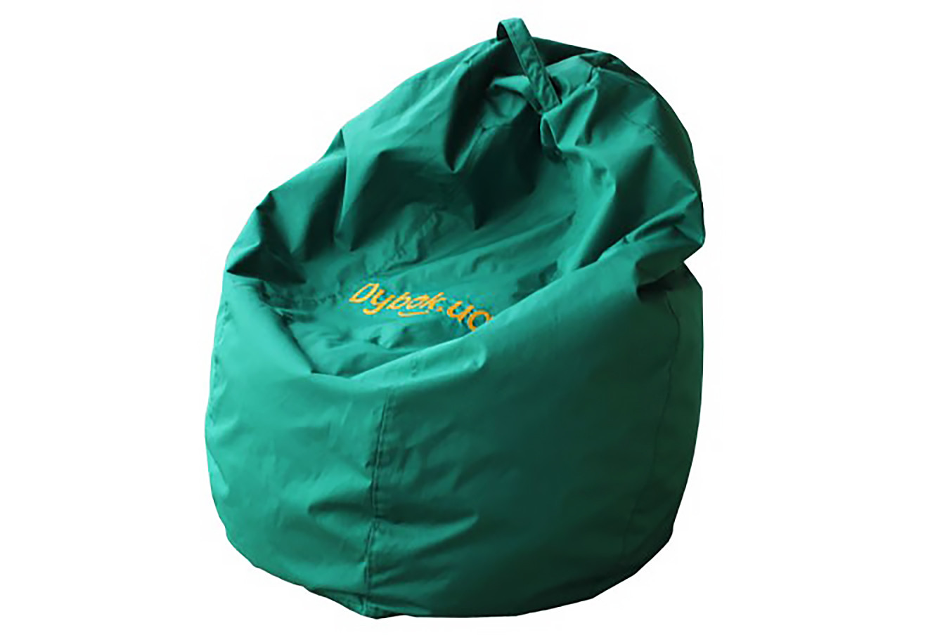 

Крісло-груша зелена 115х85 з логотипом Flybag
