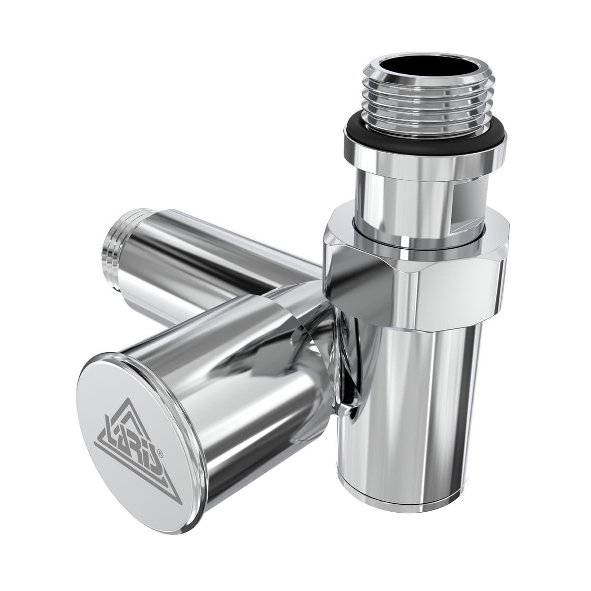 

Краны под ТЭН для полотенцесушителей Laris G1/2" (LX-2044) хром