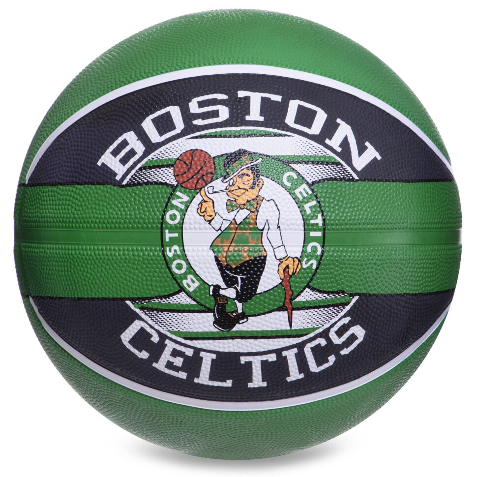 

Мяч баскетбольный SPALDING NBA Team BOSTON CELTIC 83505Z №7 зеленый-черный