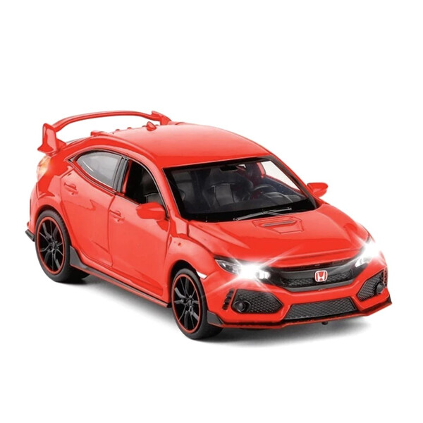 

Коллекционная моделька Honda Civic Type-R игрушка машинка металлическая детская 1:32 Красный (1239965)