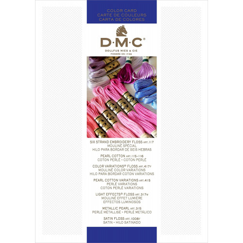

Карта кольорів DMC Color Card, 35 New Colors