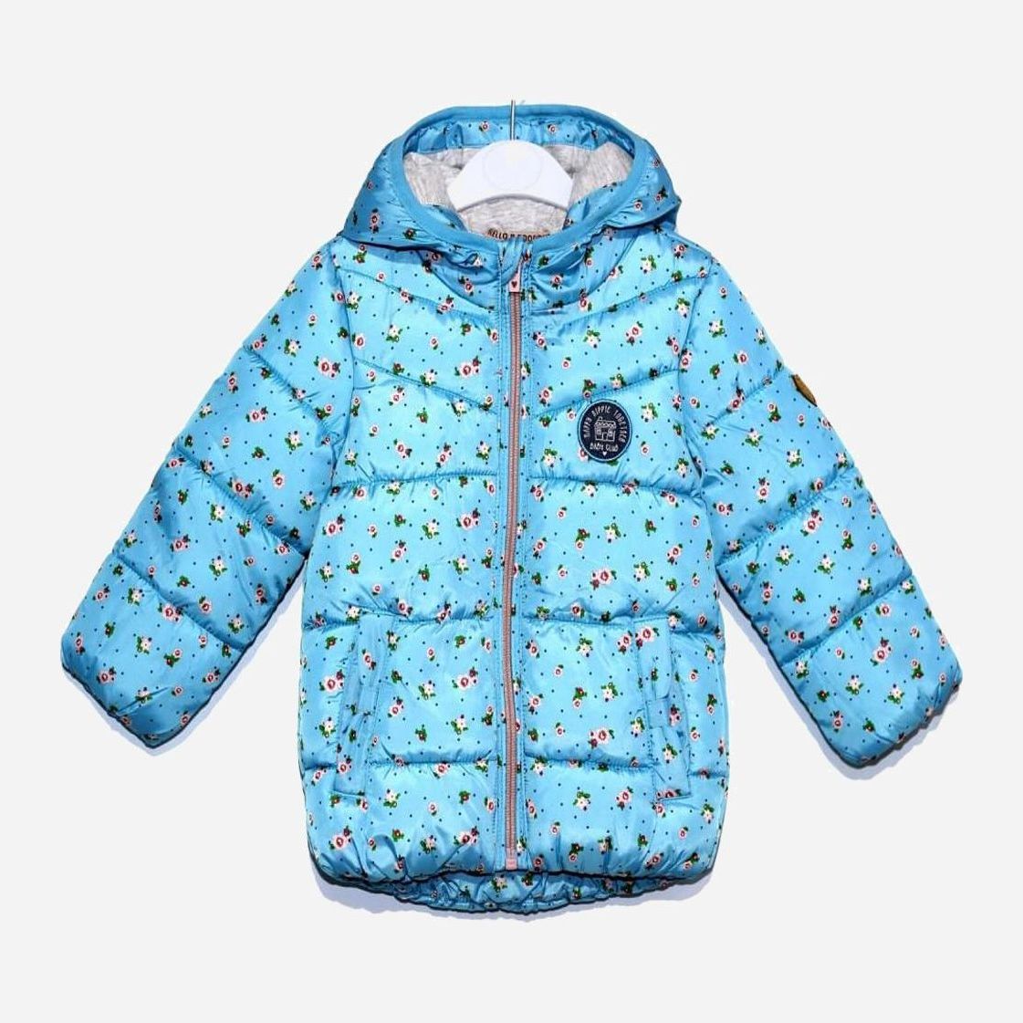 Акція на Дитяча демісезонна куртка для дівчинки C&A CD22019 80 см Блакитна від Rozetka