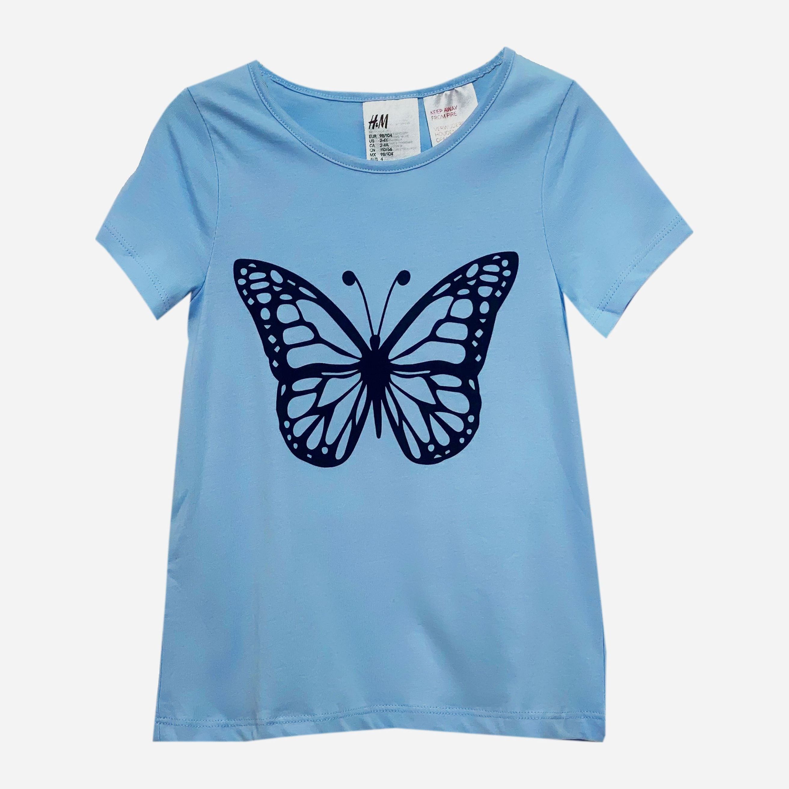 

Футболка H&M HOM92349 98-104 см Голубая