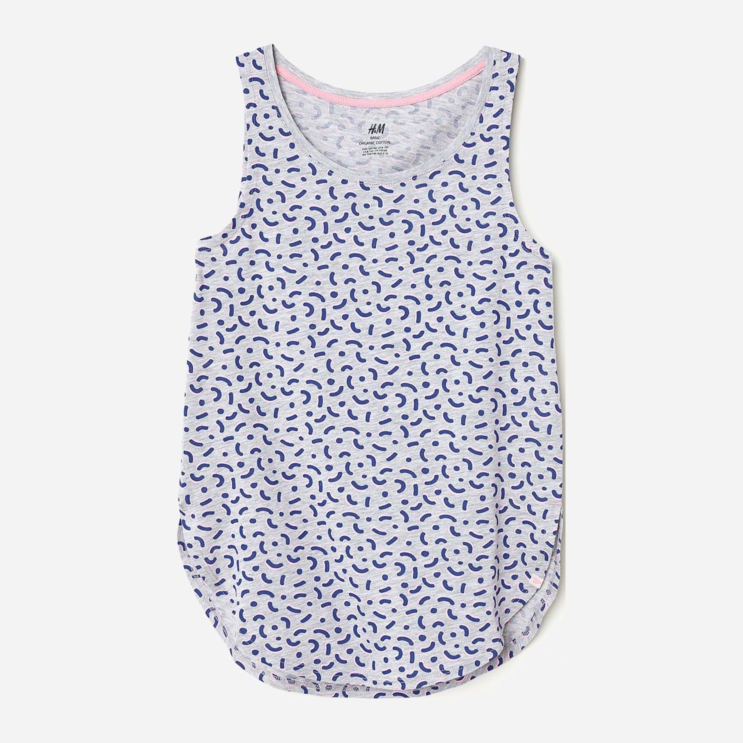 

Майка H&M HID510671 158-164 см Серый/Комбинированный